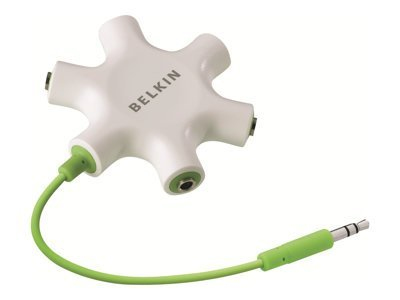 Rockstar Headphone Splitter White