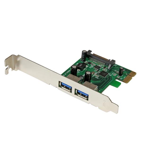 Pci-e Superspeed USB 3.0 Card Adapter With Uasp - SATA Power 2 Port