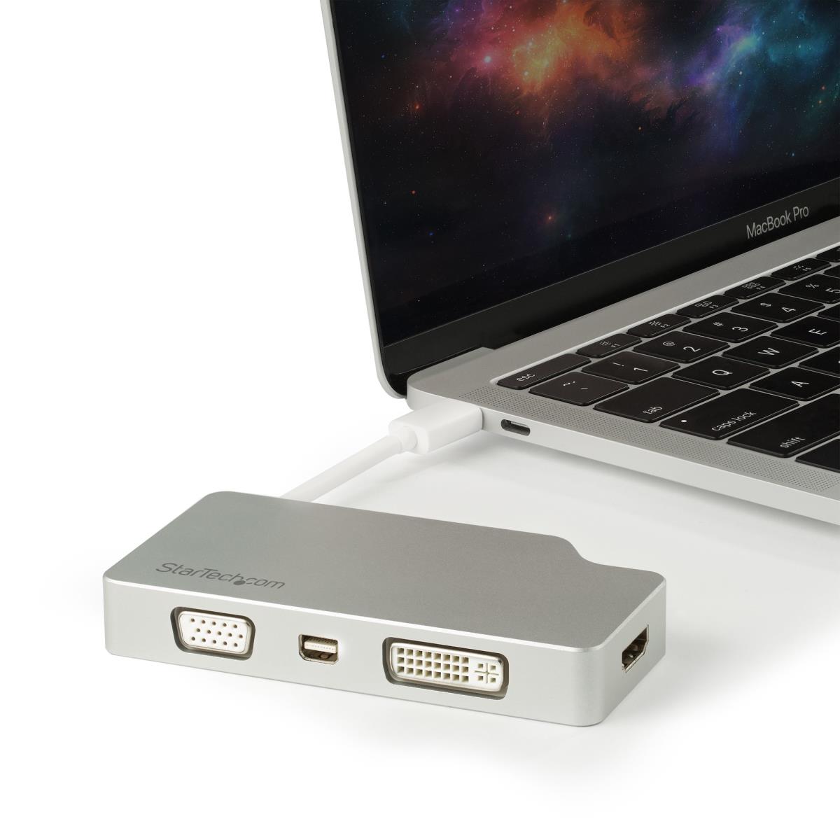 Video Converter 4-in-1 USB Type C To Vga DVI Hdmi Mdp-4k