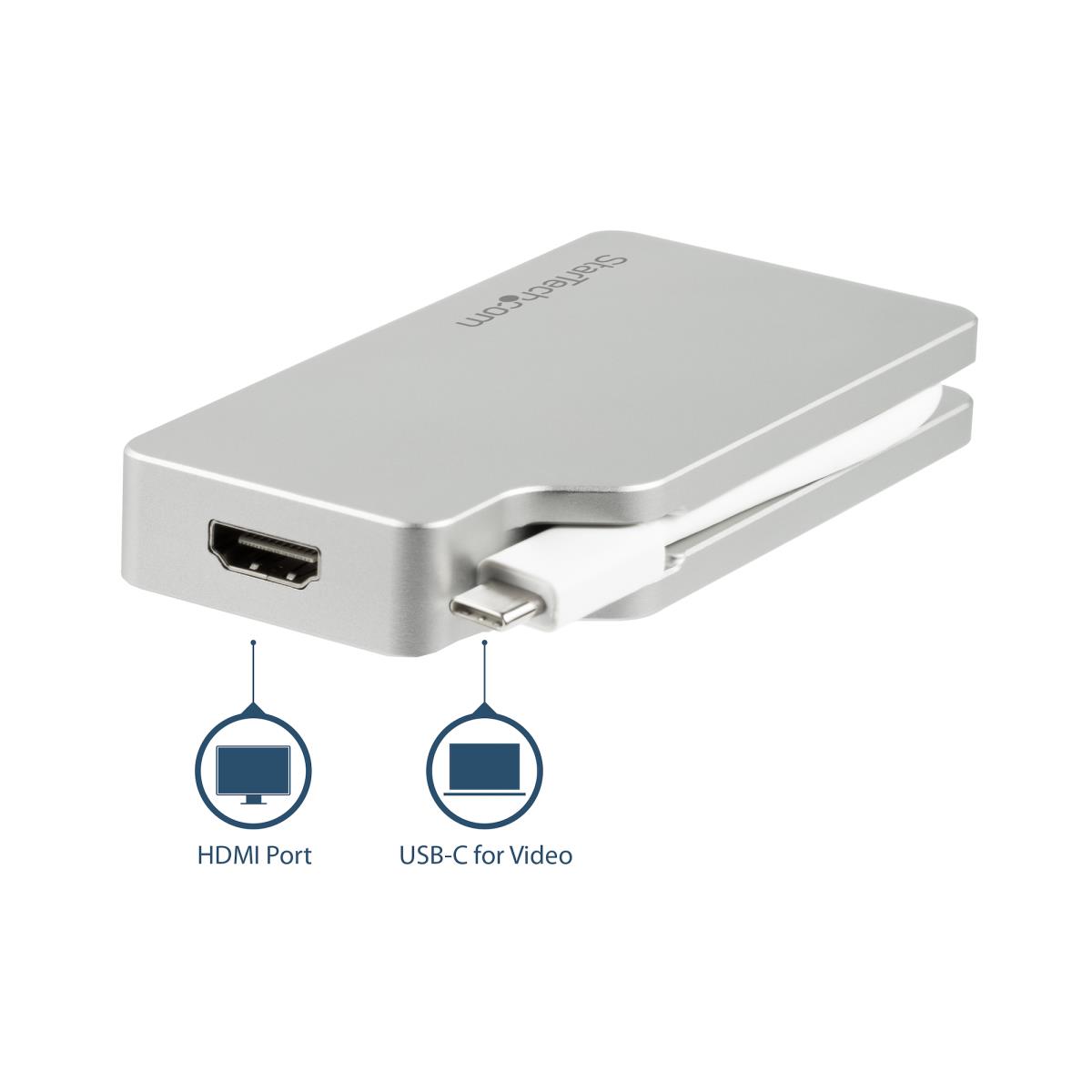 Video Converter 4-in-1 USB Type C To Vga DVI Hdmi Mdp-4k