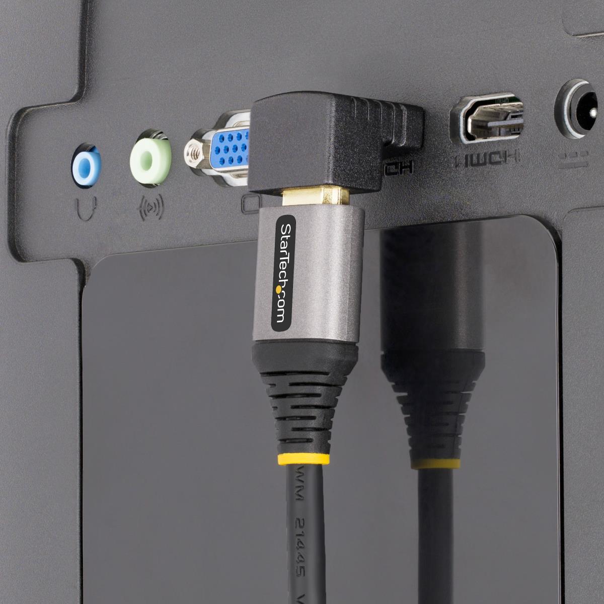 Down Angle Hdmi Adapter M/f 90-degree/hdmi 2.0/4k 60hz