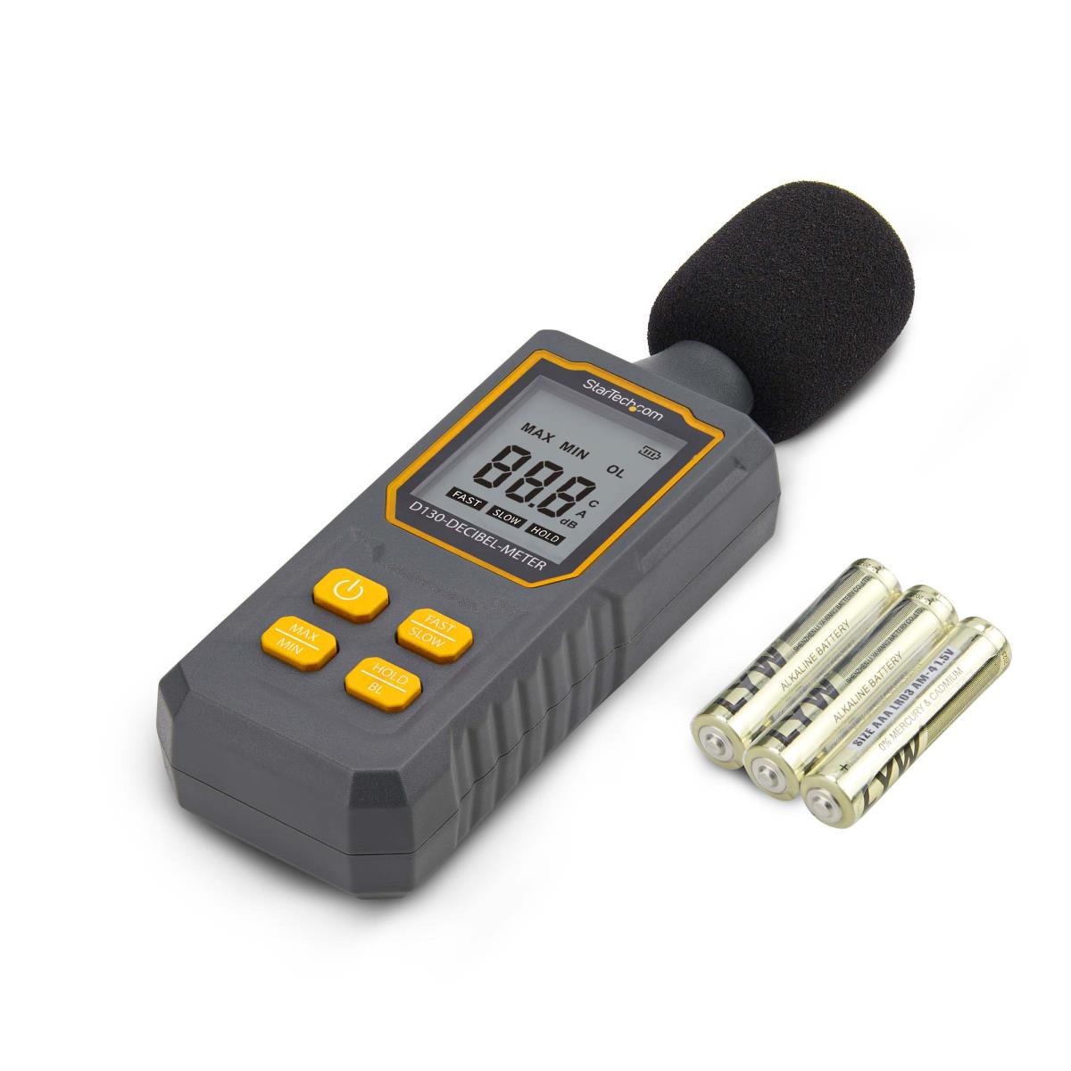 Handheld Digital Sound Meter W/large Lcd, Noise/decibel Level Reader For Server Room/office, Audio Monitor