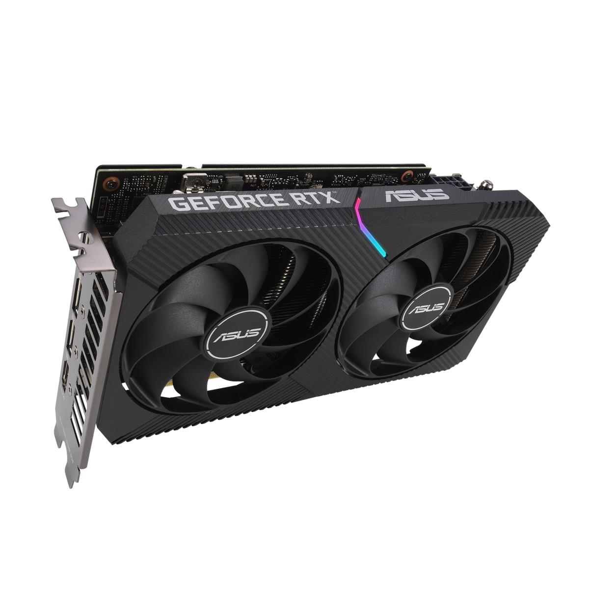 Graphics Card DUAL-RTX3060-O12G / GeForce RTX 3060 12GB GDDR6 Pci-e