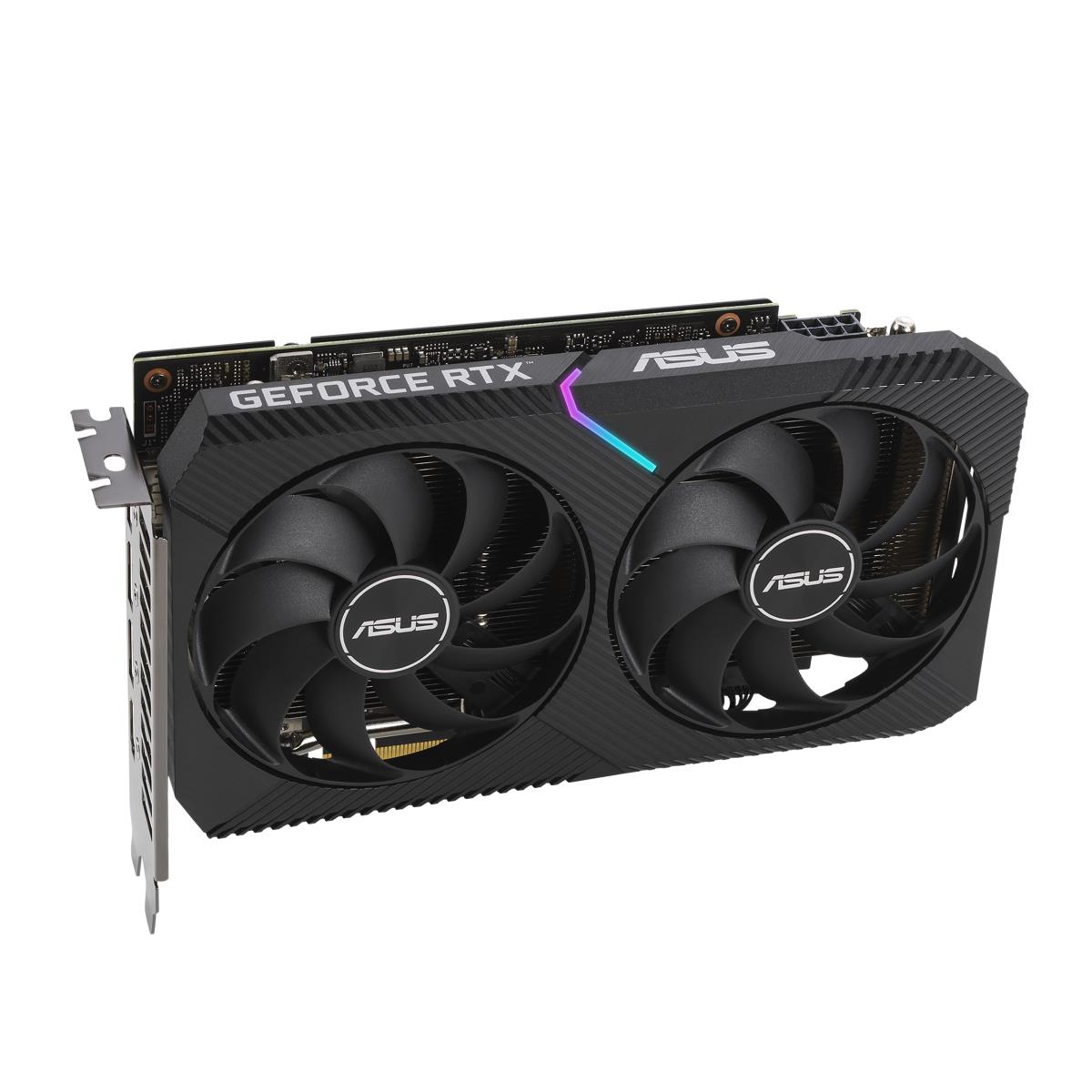 Graphics Card DUAL-RTX3060-O12G / GeForce RTX 3060 12GB GDDR6 Pci-e