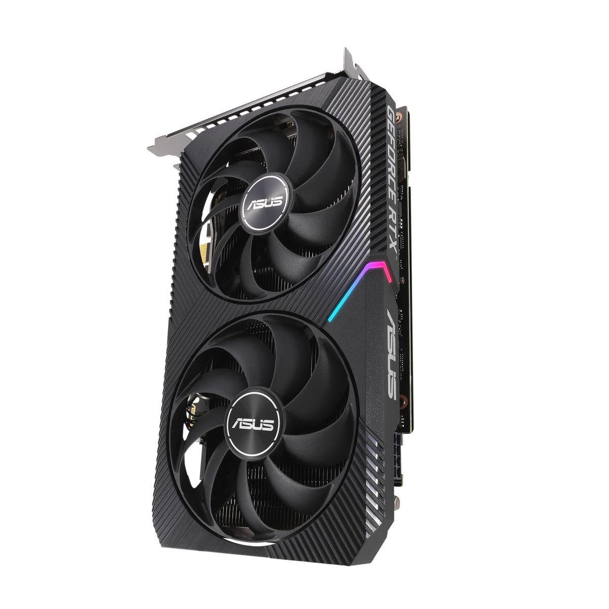 Graphics Card DUAL-RTX3060-O12G / GeForce RTX 3060 12GB GDDR6 Pci-e