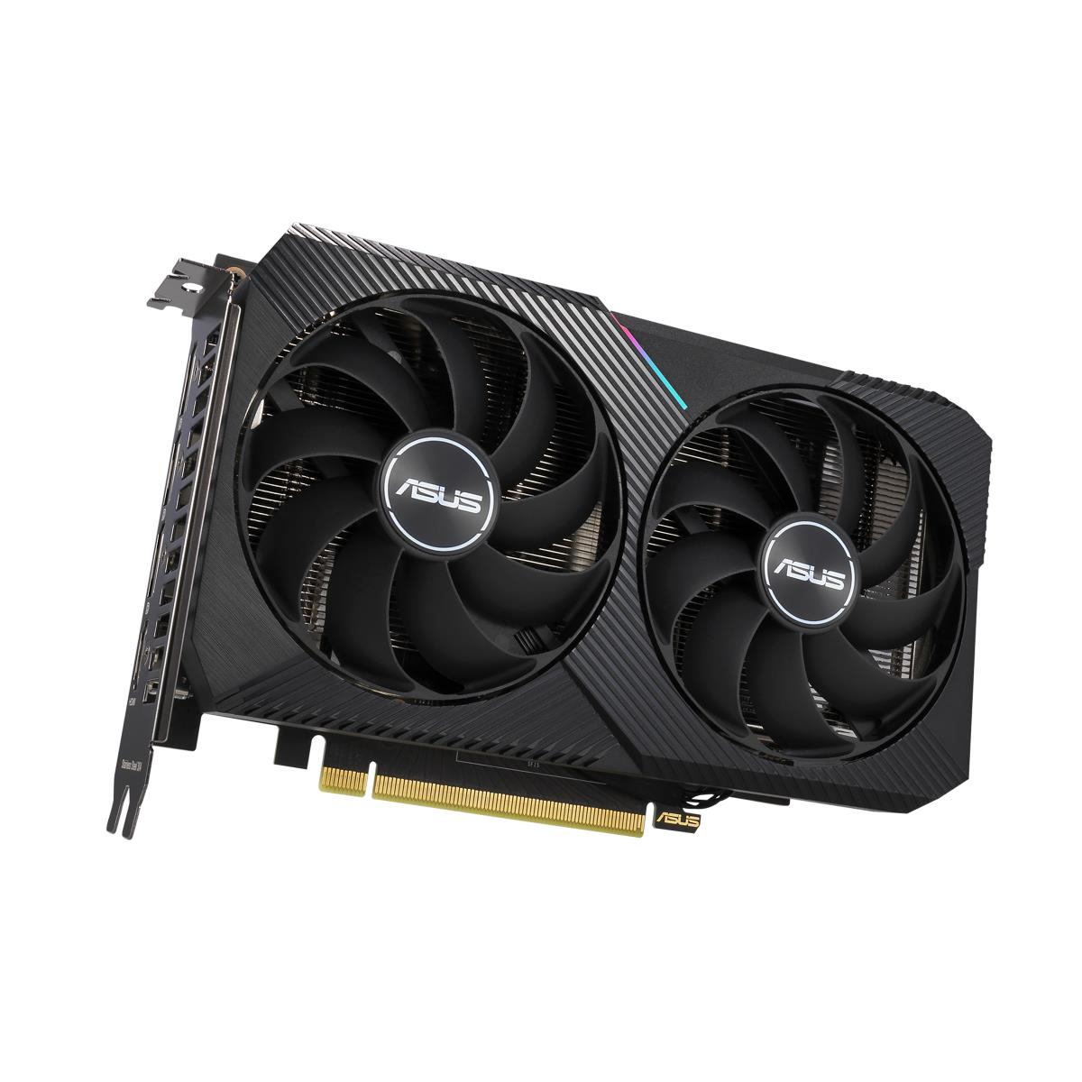 Graphics Card DUAL-RTX3060-O12G / GeForce RTX 3060 12GB GDDR6 Pci-e