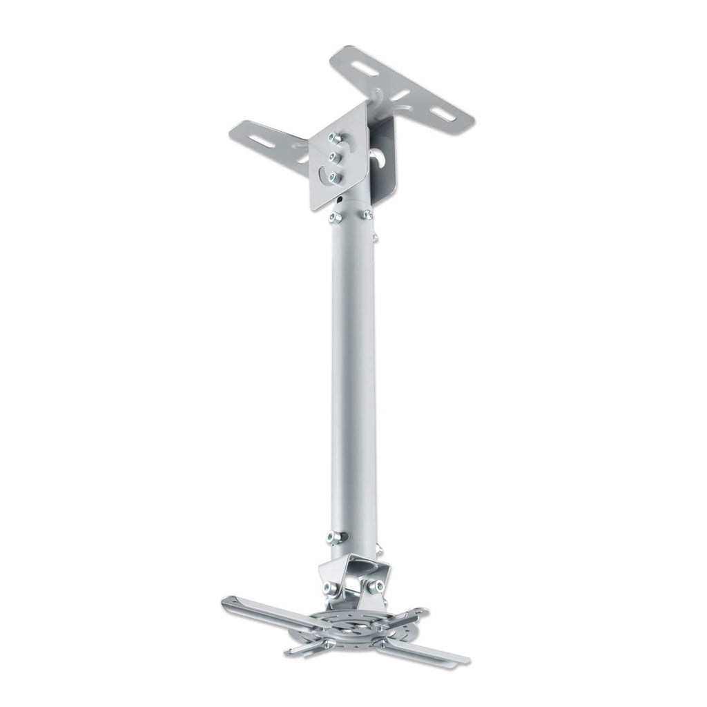 Universal Projector Ceiling Mount Extension Rod With Tilt, Swivel And Height Adjust 19.6-30.3in