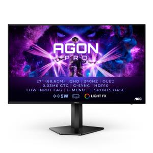 Gaming Monitor - AG276QZD - 27in -2560x1440 (QHD) - 0.03ms 240Hz