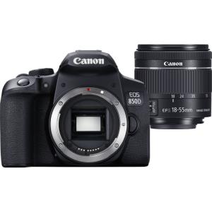 Digital Camera Eos 850d 24.1mp Ef-s 18-55mm F/4-5.6 Is Stm 3in TFT Black