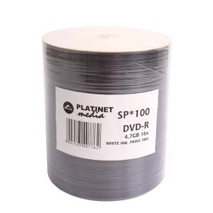 DVD-r (100 Pack) 4.7GB 16x White Fullface Ink Printpro Shr